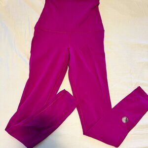 Pure Barre by Splits59 Fuchsia High Waist Leggings